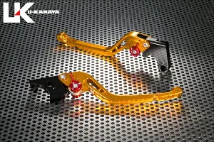 U-KANAYA ユーカナヤ GPタイプ アルミビレットレバーセット YZF-R1 YZF-R6 YAMAHA ヤマハ ブレーキ・クラッチレバーセット ハンドル周辺パーツ ハンドル レバーカラー：ゴールド / アジャスターカラ