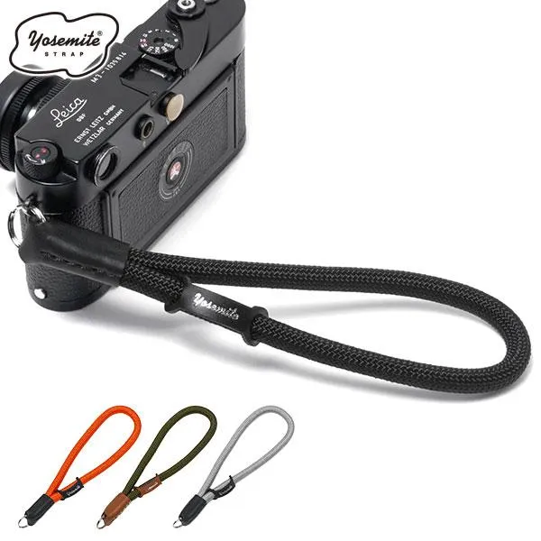最大51%★土日限定 正規取扱店 ヨセミテストラップ カメラストラップ おしゃれ 一眼レフ 手首 YOSEMITE STRAP ヨセミテ ロープ ナイロン 革 CAMERA HANDLE