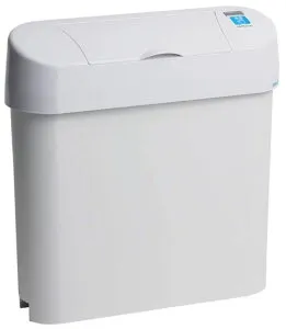 GAONAこれエエやんガオナノンタッチサニタリーボックス自動開閉(消臭衛生的直接触れない)日本製GA-NC001ホワイト幅44x奥行15x高さ46cm