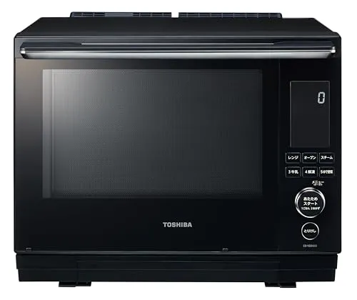 TOSHIBA(東芝) オーブンレンジ 電子レンジ フラットテーブル microwave 簡単操作 石窯ドーム 30L ER-YD3000(K)