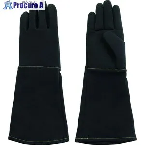 MAX 300℃対応耐熱手袋 ロング フリー MZ632BK 1双 ▼686-3278