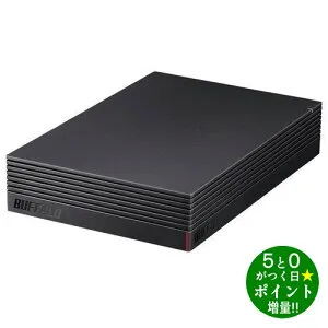 ◆最大3000円CP＋P3倍！！4/25◆BUFFALO バッファロー HD-EDS6U3-BE ブラック 外付けHDD 6TB パソコン＆テレビ録画用【転送不可】