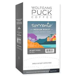 ??? ? ??, ??? ???, ??? ???, 9.5?? ?, 18?? (3?) Wolfgang Puck Coffee, Sorrento Blend, Medium Roast, 9.5 Gram soft Pods, 18 Count (Pack of 3)