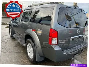 クロームカバー フィット：2005-2007日産パスファインダーステンレススチールクロムフラットガスキャップカバーアクセント fit:2005-2007 Nissan Pathfinder Stainless Steel Chrome Flat Gas Cap Cover Accent【並行