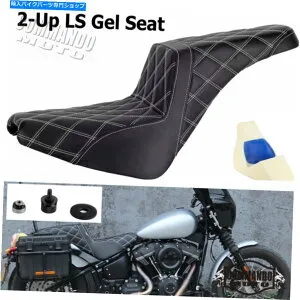 Seats ハーレーソフトアイルFXBB FXBBS FXST FLDE FLSL FLHC 2018-2022のオートバイ2アップシート Motorcycle 2-Up Seat For Harley Softail FXBB FXBBS FXST FLDE FLSL FLHC 2018-2022【並行輸入品】