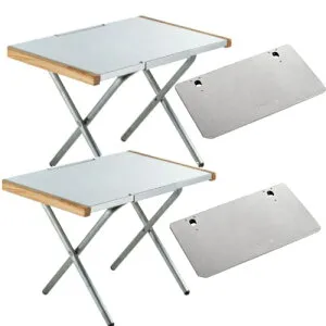 ユニフレーム 焚き火テーブル 2台 ＆ レッグラック 2個 4点セット 682104 682135 UNIFLAME（ラッピング不可）（.QL）