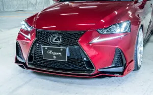 ROWEN WORLD PLATINUM フロントスポイラー(FRP) 単色塗装済み レクサス IS350/IS300h/IS300/IS200t F-SPORT中期 GSE31/AVE30/AVE35/ASE30用 (1L006A00#)【エアロ】【自動車パーツ】ロェン ワールドプラチナ