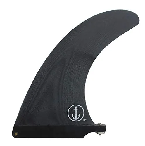 CAPTAIN FIN キャプテンフィン SLASHER 8.0 スラッシャー SINGLE FIN ロングボード用フィ (BLACK, 8.0)