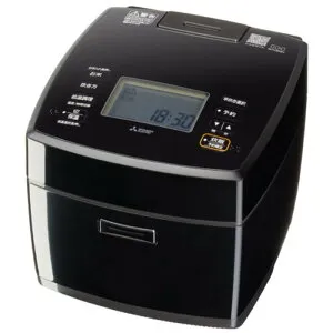 三菱 IH5.5合 備長炭 炭炊釜 NJ-VS10H-B 黒曜 NJVS10HB (納期目安1-2週間)