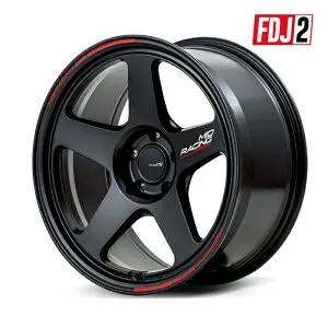 MID Racing TR50 アルミホイール4本セット 17x9.0J 5H PCD114.3 +22 (ティーアールゴーマル ターマックブラック)