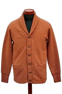 DALEE'S (ダリーズ) スウェットカーディガン Racter.KN (ラクター.KN) ...30s SHAWL COLLAR CARDIGAN AMB.オレンジ