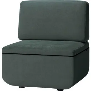 【別途送料あり】プラス（PLUS） 51449）WFソファ 1人掛背付 LS－WFS11S CDG 【品番：LS-WFS11S CDG】