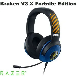 【国内正規品】 Razer Kraken V3 X Fortnite Edition 7.1 サラウンドサウンド 対応 USB ゲーミングヘッドセット # RZ04-03750500-R3M1 レーザー (ヘッドセット・USB) クラーケン rss25 rnl26