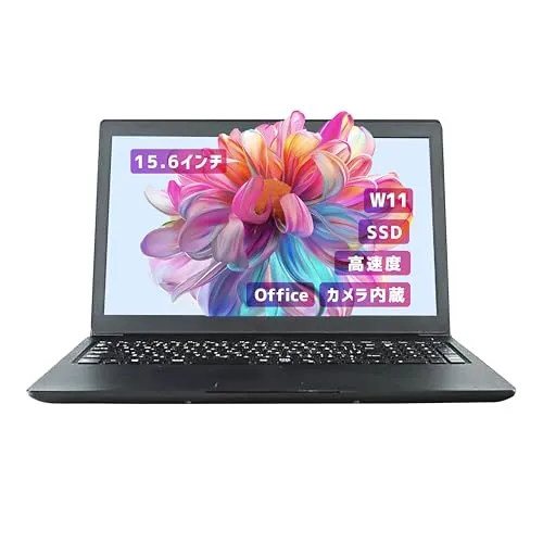 【整備済み品】【15.6インチ office搭載】Dellノートパソコン win11 Latitude 3500 i3-8世代 カメラ内蔵 高速SSD 《Office 2019/無線LAN/Bluetooth/リカバリー用USB64GB》 (メモリ8GB,