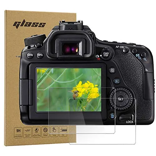 macolink強化ガラススクリーンプロテクターfor Canon EOS 80d 70d t7i (800d) t6s (760d) t6i (750d) t5i (700d) t4i (650d) 7d Mark II (7d2 ) 8000d ? 2