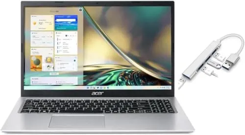 acer Aspire 3 15.6 FHD ディスプレイ | Intel Core i7-1165G7 2.8 GHz | Intel Iris Xe Graphics|WiFi | ブルーブース | シルバー | 20GB RAM | 1024GB S