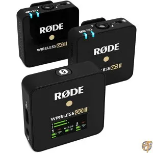 【5日最大1500円クーポン】RODE Microphones ロードマイクロフォンズ Wireless GO II ワイヤレス ゴー デュアルチャンネルワイヤレスマイクシステム WIGOII