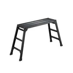 【4月25日限定！最大100％ポイントバック】【法人限定】長谷川工業 洗車台 作業台 足場台 75cm ブラック 折りたたみ式 DRXB-1075a 【メーカー直送・代引不可・置配不可・配送地域限定】