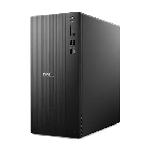 Dell Tower Desktop ECT1250 - Intel Core Ultra 7-265プロセッサー、Intel UHDグラフィックス、16GB DDR5 5600MT/s メモリ、1TB M.2 SSD、3.0 SDカードリーダー、有線キー