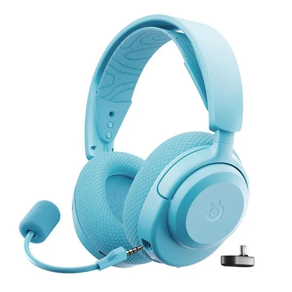 SteelSeries スティールシリーズ Arctis Nova 3P Wireless 2.4GHz / Bluetooth 5.3 両対応 ゲーミングヘッドホン Aqua 61688
