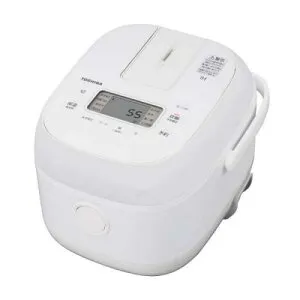 東芝 TOSHIBA IH炊飯器 3合炊き 備長炭ダイヤモンド釜 ホワイト RC-5XW-W〈RC5XW-W〉