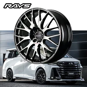 トヨタ 40系 アルファード ヴェルファイア TOYOTA ALPHARD VELLFIRE 【送料無料・4本セット】RAYS レイズ ホイール HOMURA 2x9Plus JET BLACK EDITION 20x8.5J ET42 5H120 ブラッククロームコーティング/RAP(Y8J)