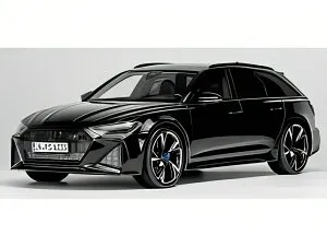 【予約】2026年発売予定AUDI A6 RS6 アバント 2021 ブラックメタリック/ MOTORHELIX 1/12 30台限定ミニカー