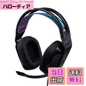 【送料無料】Logicool G ゲーミングヘッドセット G335 ゲーミング ヘッドセット G335BK 軽量 222g 3.5mm 有線 立体音響 ステレオ 2.1ch フリップミュート マイク付き PS5 PS4 PC Switch 2 Xbox スマホ 対応 ヘッ