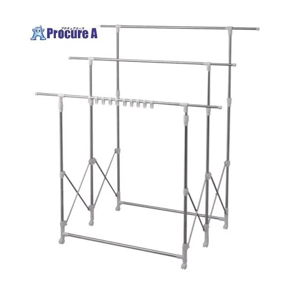IRIS 527352 伸縮万能室内物干し ■▼133-4070 H-MS3S 1個
