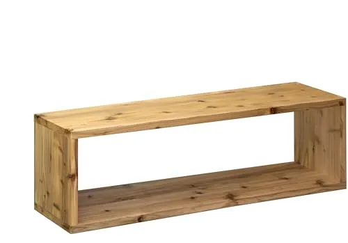 WOODPRO ロの字 四角 ラック 幅100cm 高さ22cm 奥行20cm 無塗装 完成品 国産杉 板厚2.4cm オープンラック 車中泊 隙間埋め 段差解消 受注生産