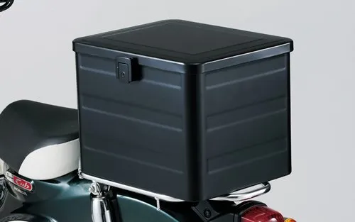 ホンダ 純正 ラゲージボックス 半艶ブラック 取付アタッチメント付き C50 AA01 C70 C90 (HA02) スーパーカブ110(JA07 JA10 JA44)/50(AA04 AA09) クロスカブ50(AA06)/110(JA10 JA45)用