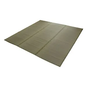 【ポイント10倍!今晩20時開始】い草カーペット ナチュラル 裏貼りい草上敷き F不知火 三六間2畳 182x182cm ござ 天然い草 市松織 ヒバエッセンス 抗菌 防臭 リビング 和モダン フリーカット