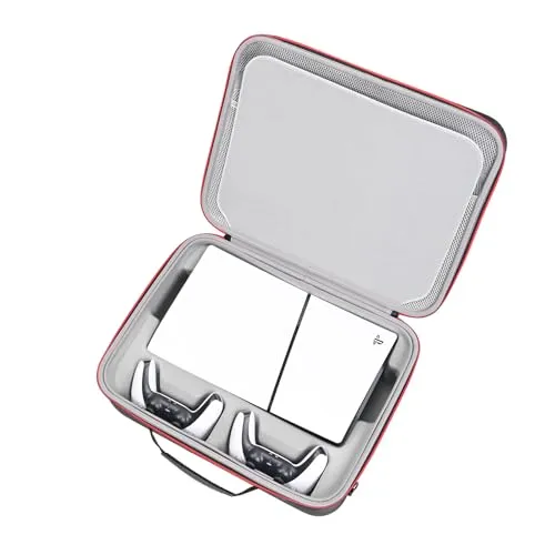 Ruilicase PS5 Slimケース 収納ケース Playstation 5 デジタル・エディション(CFI-2000A01 / CFI-2000B01)対応 保護バッグ 落下防止(ケースのみ) 耐衝撃・防塵・生活防水収納ポーチ | YKKジッパー採