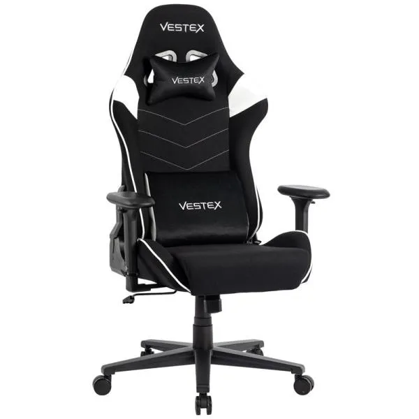 VESTEX(ベステックス) ゲーミングチェア S2シリーズ メッシュファブリックモデル フットレストなし(ホワイト) VES-S2WH 返品種別A