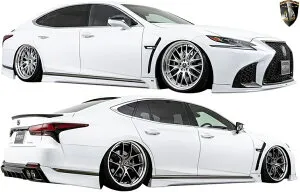 【M's】 レクサス 50系 LS F-SPORT 前期 (2017.10-2020.10) AIMGAIN 純VIP EXE フルキット フルエアロ 3点 カーボン エイムゲイン セット エアロ パーツ 部品 外装 改造 カスタム エクステリア LEXUS 50LS LS50 LS50