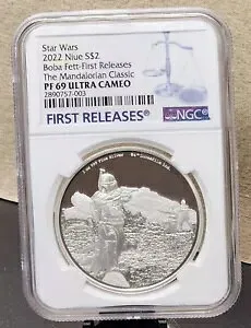 2022 ニウエ $2 スター・ウォーズ マンダロリアン クラシック - ボバ・フェット - NGC PF69 UC FR 999 コイン