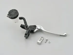 RG250ガンマ ニッシン ブレーキマスターシリンダー 横型/タンク別体式 14mm ブラック/バフクリア デイトナ 61740 RG250ガンマ (年式85-87、型式GJ21B) NISSIN