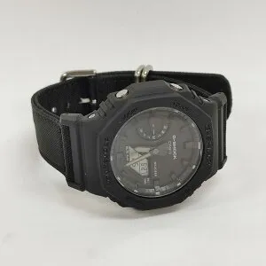 カシオ CASIO GA-2100BCE-1AJF マットブラックCORDURAR Eco Fabric クロスバンド カーボンコアケース オクタゴン