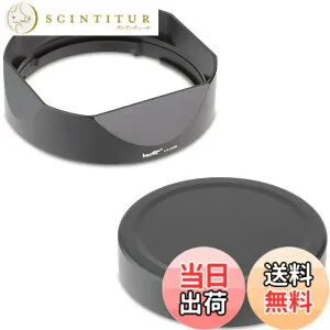 【送料無料】Haoge バヨネットメタルスクエアレンズフードシェード for XF16-50mmF2.8-4.8 R LM WR Fuji Fujinon XF 33mm F1.4 R / XF33mmF1.4 R レンズ,LH-X33B+Cap-X33B