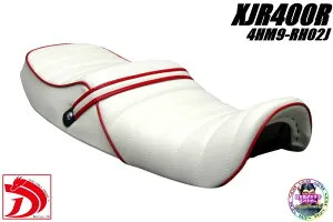 XJR400R 後期 白赤 タックロールシート / ホワイト レッド4HM9 RH02J完成品 98-08 WHITE 白 あんこ抜き 段シート