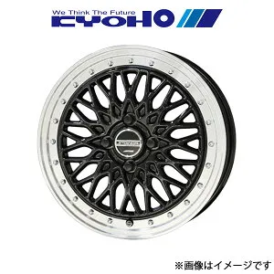 共豊 シュタイナー FTX アルミホイール 1本 キャロル HB36S(16×5.0J 4-100 INSET45 オニキスブラック)KYOHO STEINER FTX