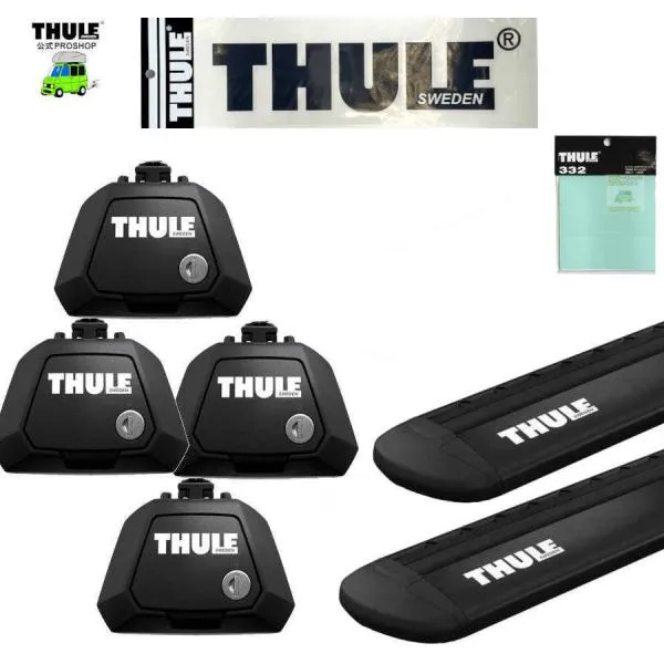 THULE キャリアset Isuzu Wizard・MuWizard 4dr UES73ＦW RR付 th710410 th7112B th332 STBK27 ■