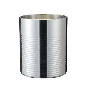 名入れ可能 大阪錫器 洋酒器 タンブラー 磨 筋入 大 tms-3 260ml 桐箱入り ラッピング・メッセージカード無料