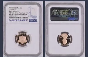2020 S 1C NGC PF70 RD ウルトラカメオ アーリーリリース リンカーンペニー 1C トップポップ