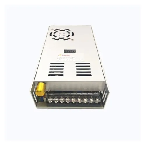 600W AC-DCスイッチング電源 調整可能な出力電圧 0-12V 24V 36V 48V 50V 60V 80V デジタルディスプレイ付き ノブ調整、多重保護(24V 25A)