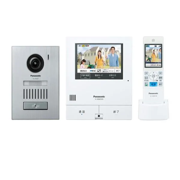 送料無料/パナソニック「VL-SWD505KS」外でもドアホンセット【モニタ親機1台＋カメラ玄関子機両用型＋ワイヤレスモニタ子機/要工事