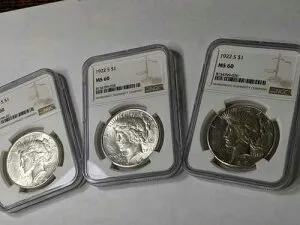 1922-S 1ドル銀平和ドル 未流通 NGC BU