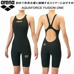 【ポイント2倍+最大8%OFFクーポン】アリーナ arena レディース 競泳水着 レース用 WA承認 AQUAFORCE FUSION-ONE アクアフォース フュージョンワン AS6SRC10L BKGD【返品・交換不可商品】
