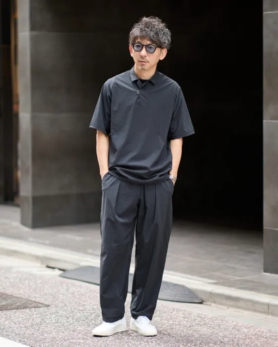 TEATORA（テアトラ） ナイロンストレッチワイドテーパードパンツ【WALLET PANTS RESORT DR】( TokyoLife(東京ライフ) TEATORA（テアトラ） )