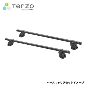 Terzo テルッツォ ベースキャリア スクエアバー カローラクロス ZVG11 ZVG13 ZVG15 ZVG16 R3.9～ ルーフレール付車